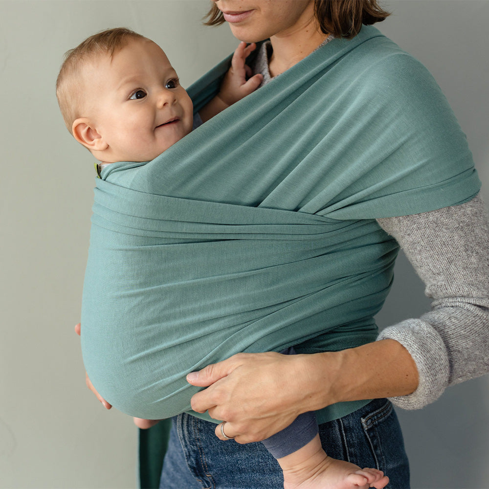 Boba Organic Serenity Wrap Baby Carrier - Blue Lagoon