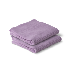 Cotton Classic Knit Baby Blanket | Lilac