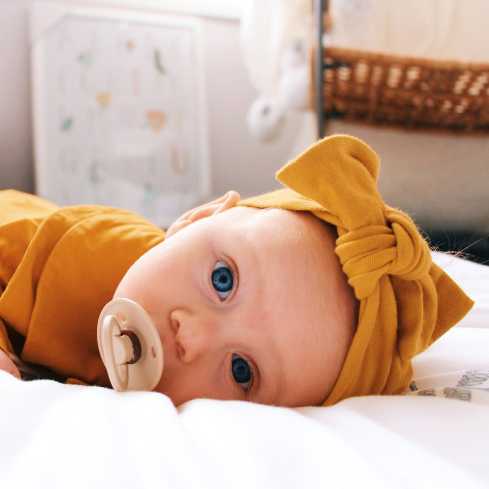 Bow Knot Headband - Mustard