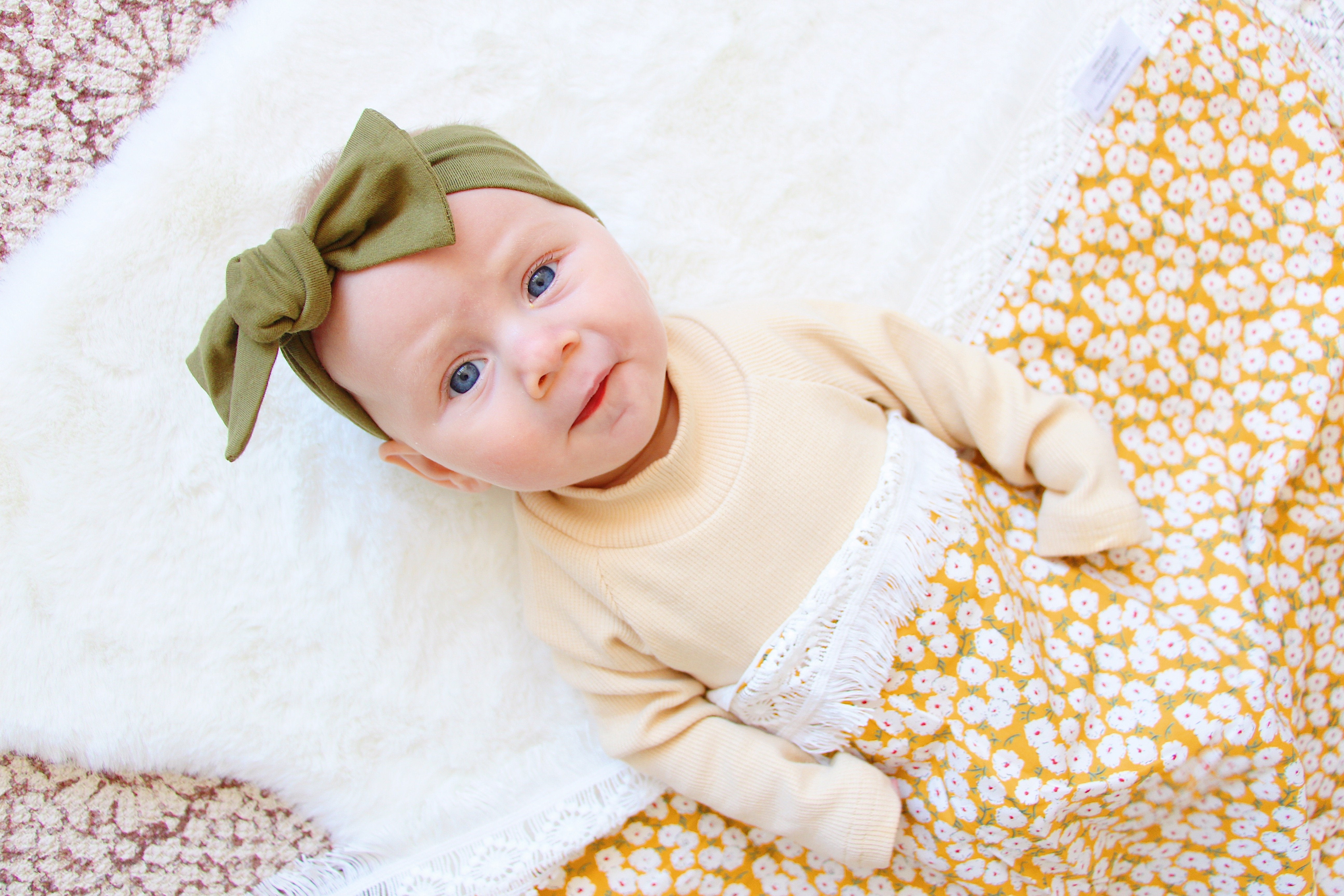 Bow Knot Headband - Olive