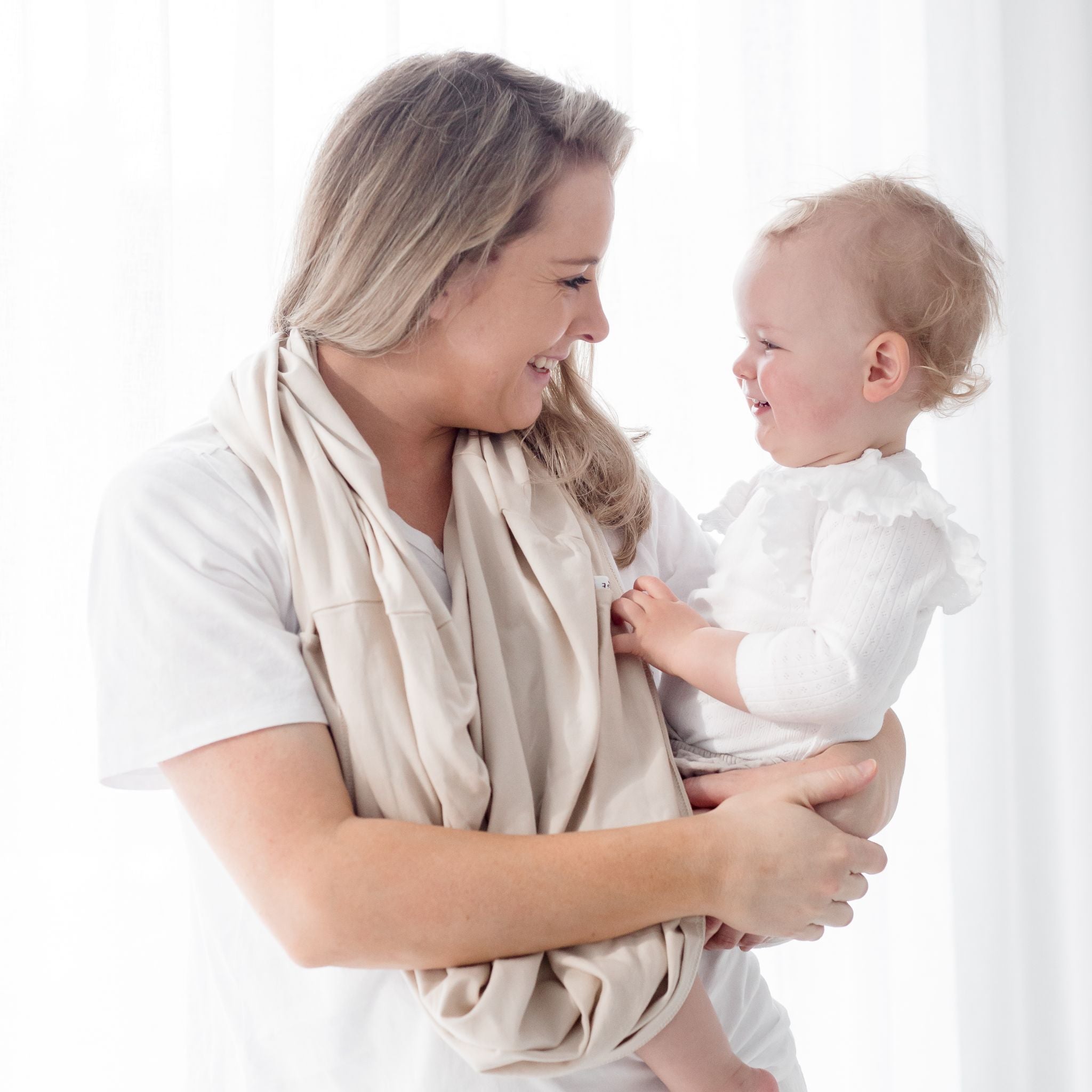 Women carrying her baby 